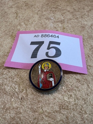 Old religious badge depicting - old,
