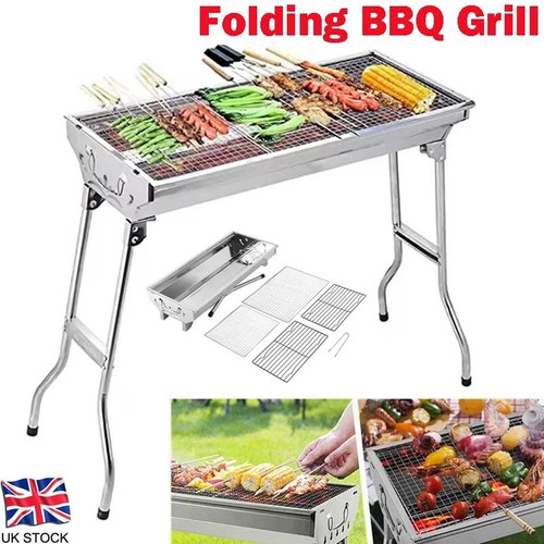 Folding bbq charcoal barbecue - bbq,