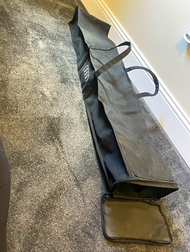 Black zip ski bag - zip,