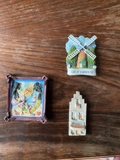 Cyprus, Great Yarmouth And Brussels Fridge Magnets.