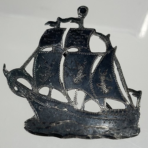 Vintage siam niello frigate - vintage,