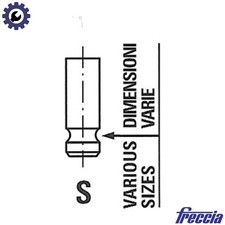 4x EXHAUST VALVE R6249/RNT FOR G4GM 1.8L G4JP-G/EG 2.0L G4CS 2.4L G4GR 1.6L