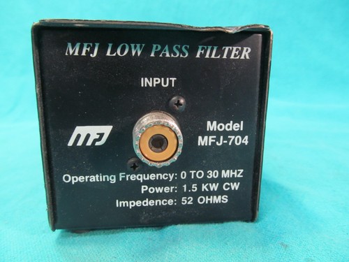 Mfj low pass filter - filter, mfj-704