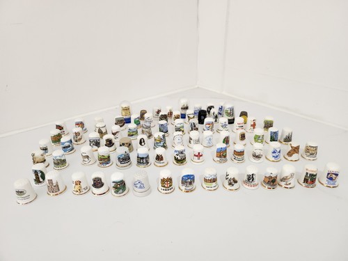 Ceramic thimbles job lot - thimbles,