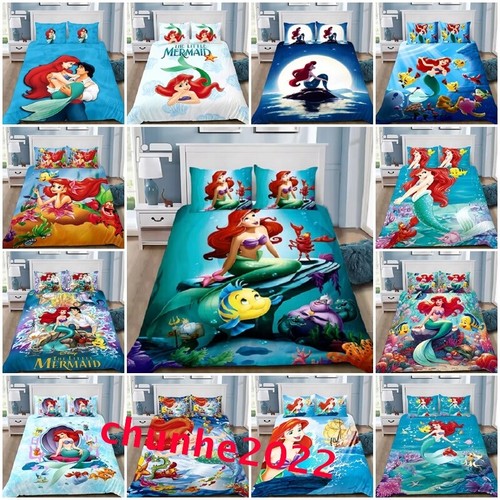 Girls the little mermaid duvet - the,