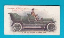 CAR - VERY RARE MOTORS CARD -