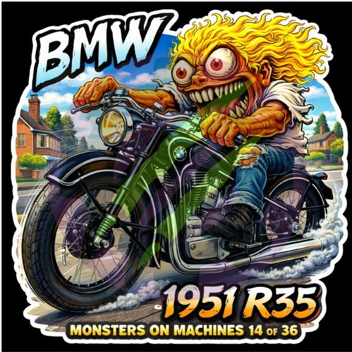 1951 bmw r35 - bmw, 9x9cm