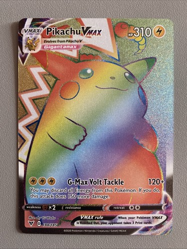 Pokémon tcg pikachu vmax - pikachu,