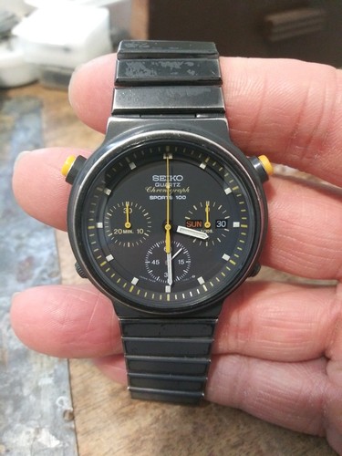 Vintage 1984 seiko 7a38 704b - vintage, 7a38-704b
