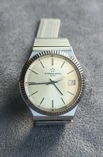 Vintage Eterna-matic 1000 Flute Bezel Champagne Gold Dail Automatic Watch 35MM