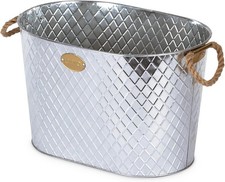 24l galvanised steel oval beer - 24l,