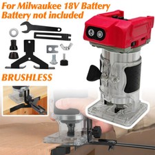 Brushless Cordless Electric Hand Trimmer Router Laminate Tool For Milwaukee 18V