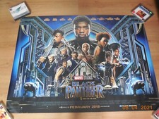 Original UK Quad Cinema Poster ~ Black panther ~ landscape 40" x 30"