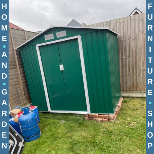 4ft metal garden shed - x,