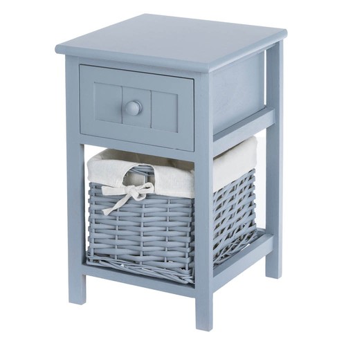 Livivo grey bedside table with - livivo,