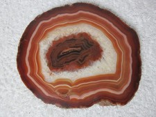 Red - Orange, Cream Agate