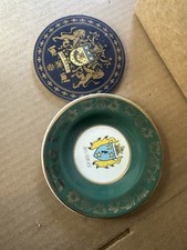 Arklow Pottery Ireland Irish Historic Families Mini Plate & Coaster Murray