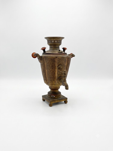 Antique brass samovar hand - samovar,