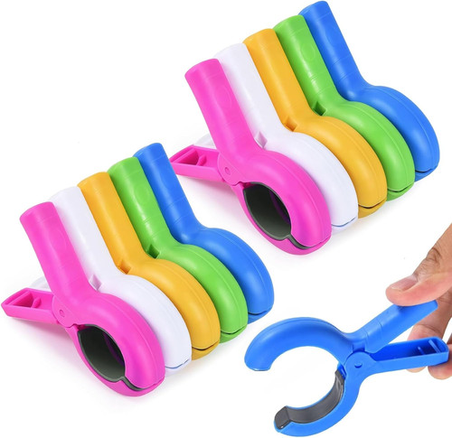 Pcs beach towel clips - 10,