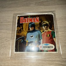 Vintage Original Sawyers 1966 Batman The Purr-felt Crime View Master Set b492