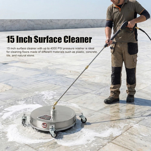 High pressure washer flat - 15",