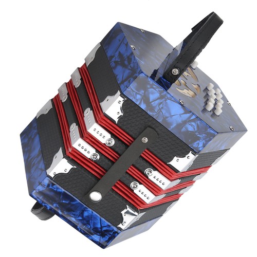Button accordion - (navy,