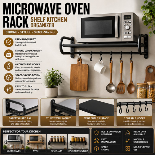 Wall mounted microwave - wall, oven