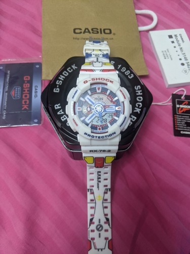 Casio shock 110 - g-shock, rx-78-2