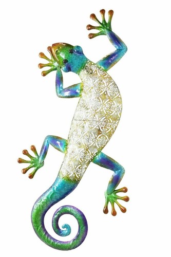 Metallic gecko wall - 3d,