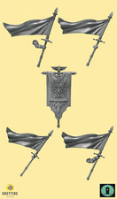 Blood Angels Banners- BITS MULTILISTING - Greytide Studio - Crimson Lords