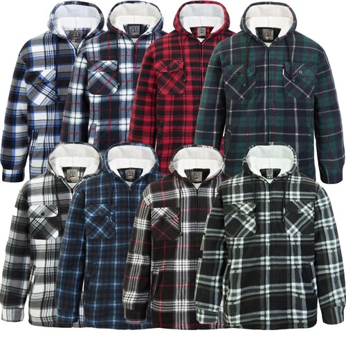 Mens padded shirt sherpa fur - mens,