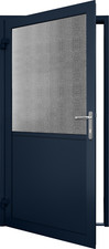 Aluminium personnel door - aluminium,