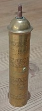 Vintage brass Greek made coffee grinder 7 inches tall