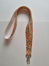 Pudsey bear Lanyard 22mm Wide 44 Cm Long ID Holder yellow ribbon nr1