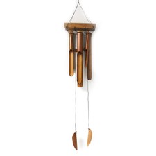 Bamboo Windchime - Natural finish - 6 Large Tubes  - Brand NEW