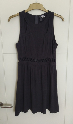 Divided black dress - h&m,