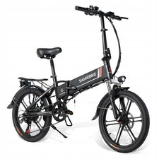 20" Portable Commuter Bike 60Nm 48V 10.4A  Folding City Bike 7 Speed -XD30BLR