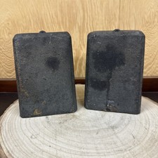 PAIR OF ANTIQUE CAST IRON LONGCASE CLOCK WEIGHTS 3.5 KILO Each - (AC-3)