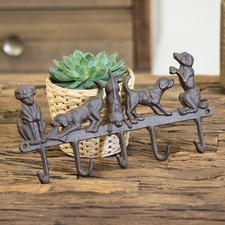 Cast Iron Dog Wall Hooks