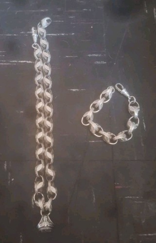 Silver 13mm tulip 925 necklace