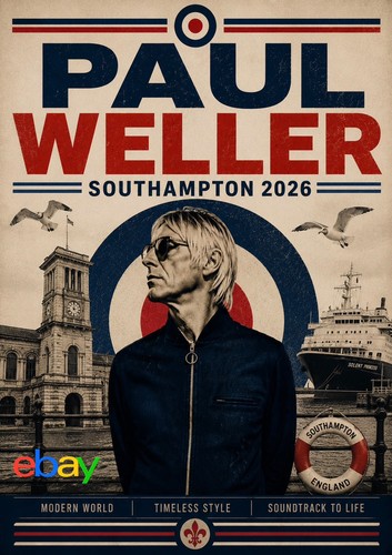 Paul weller southampton 2026 - southampton,