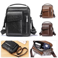 Men's Crossbody Bag PU Leather