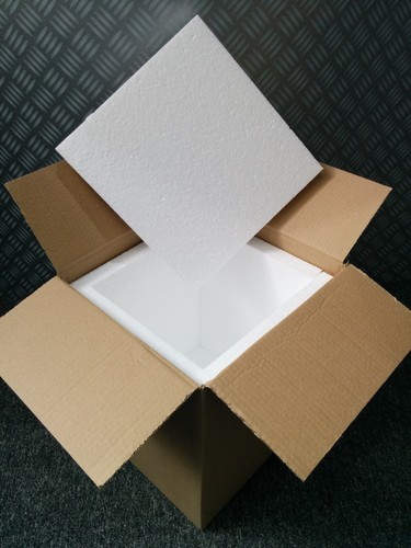 Polystyrene lined flat pack - polystyrene,