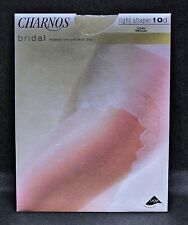 CHARNOS Bridal Light Shaper 10 Denier Elegant Control Pant Tights White Medium