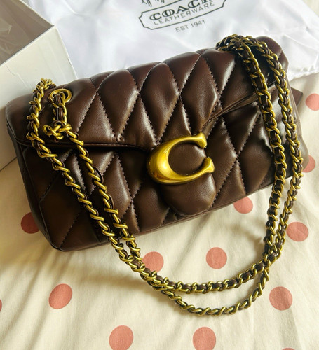 Coach tabby brown quilted - coach,