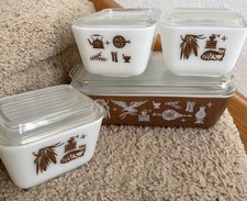 MCM Pyrex Early American Dish