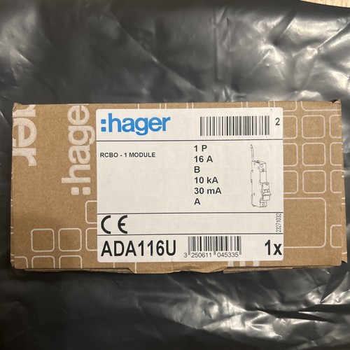 Hager amp curve - hager, 30ma
