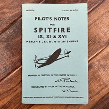 Pilot notes for spitfire - notes,