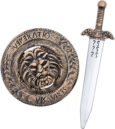 Roman gladiator shield and - roman,