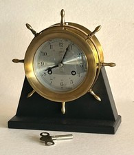 Schatz Brass Ships Bell Clock